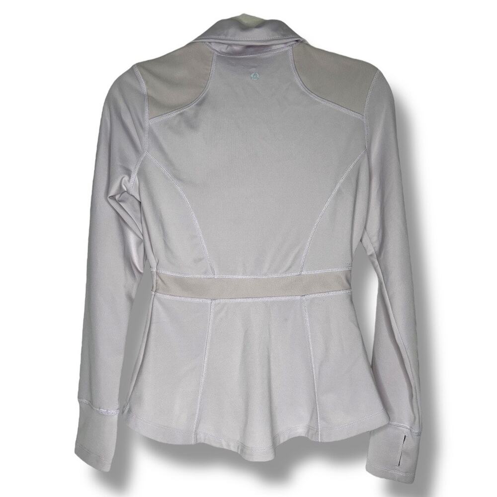 Apana Lavender Workout Running Zip Jacket Xs - image 4
